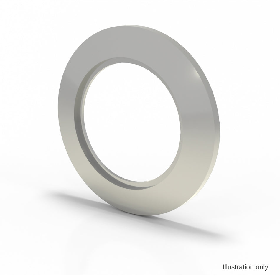 KF 40 Bored Flange Al, tube OD 38 mm