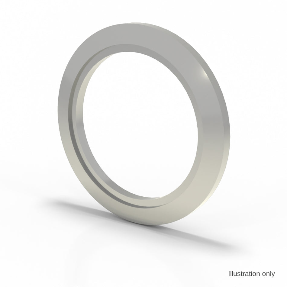 KF 40 Bored Flange Al, tube OD 44.5 mm