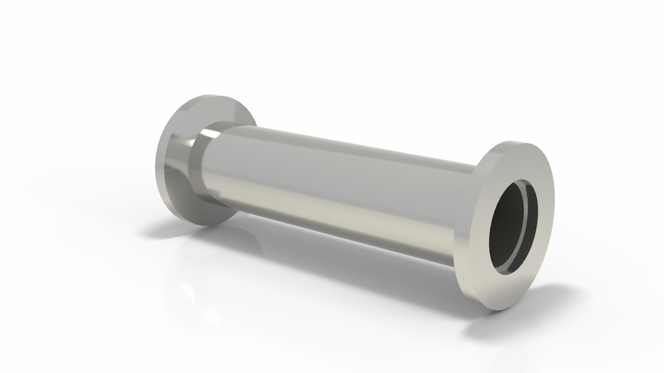KF 16 Full Nipple 304, tube OD 19.05 mm