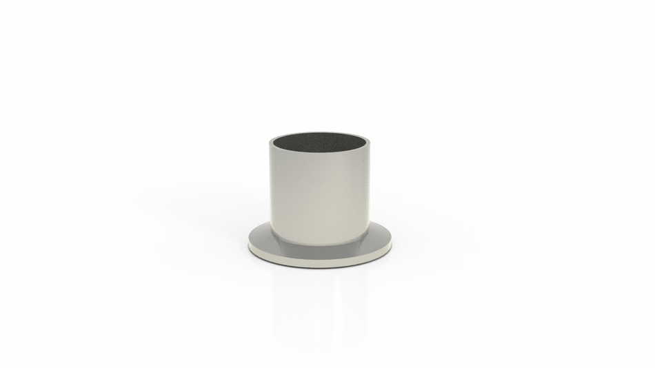 KF 40 Half Nipple 316, tube OD 38 mm