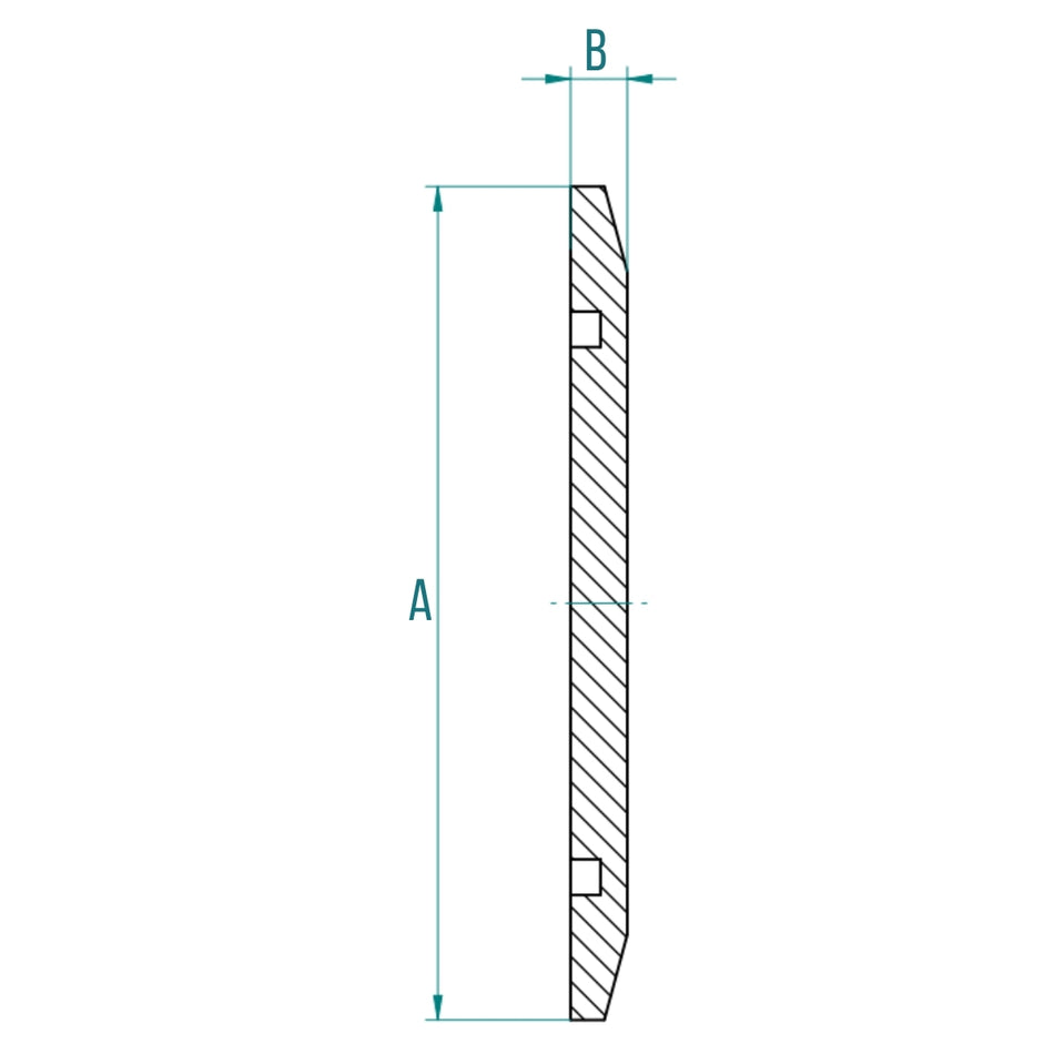 KF 16 Blank Flange Al